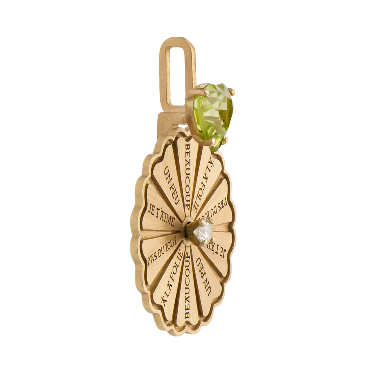 Marguerite Peridot Classic Pendant