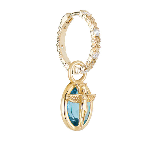 Virgo Capsule Swiss Blue Topaz