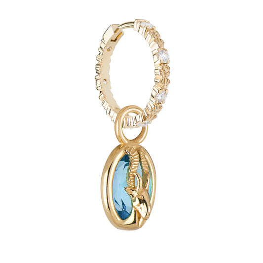 Capricorn Capsule Swiss Blue Topaz