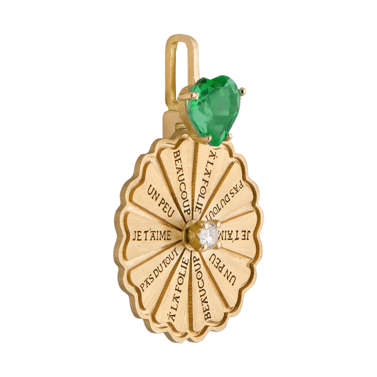 Marguerite Emerald Brilliant Classic Pendant