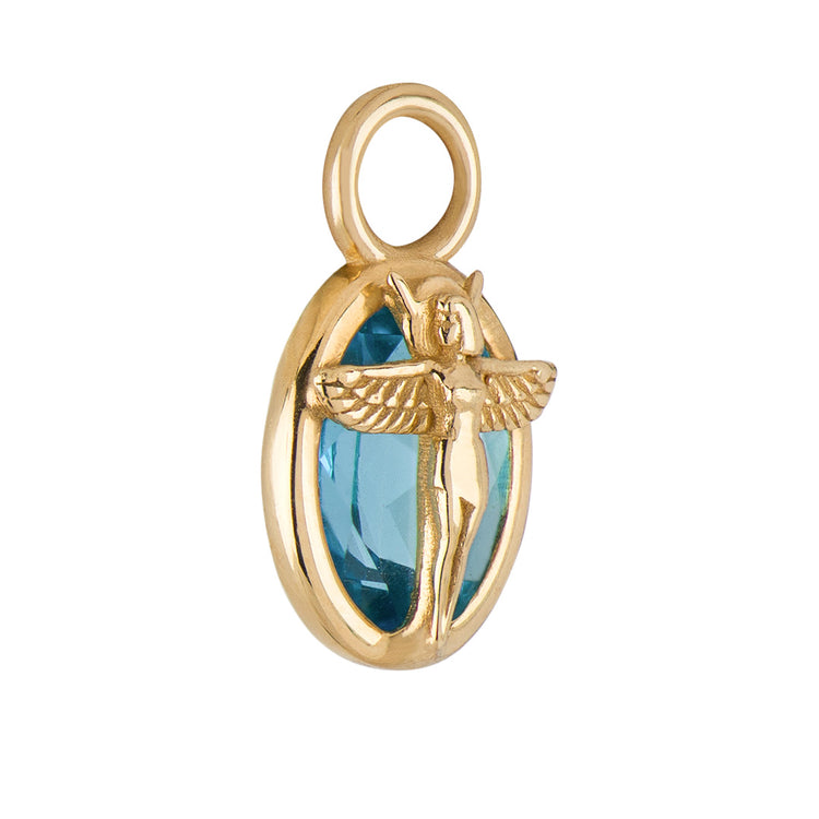 Virgo Capsule Swiss Blue Topaz