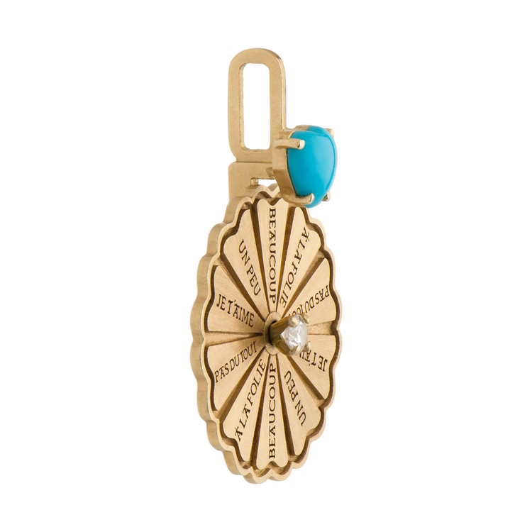 Marguerite Turquoise Classic Pendant