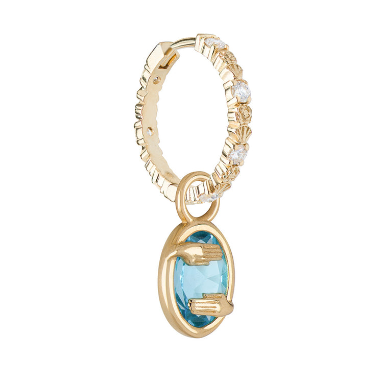 Gemini Capsule Swiss Blue Topaz