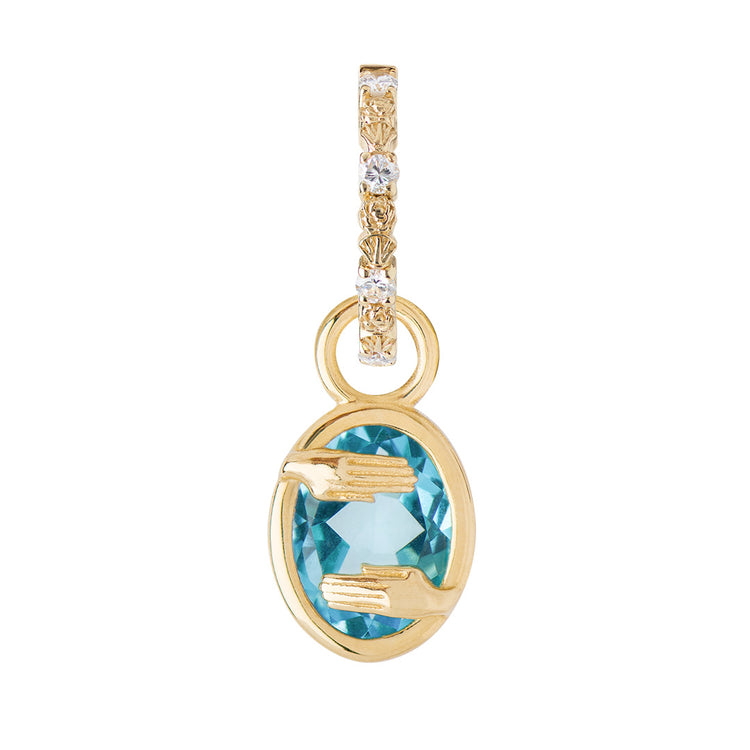 Gemini Swiss Blue Topaz Capsule