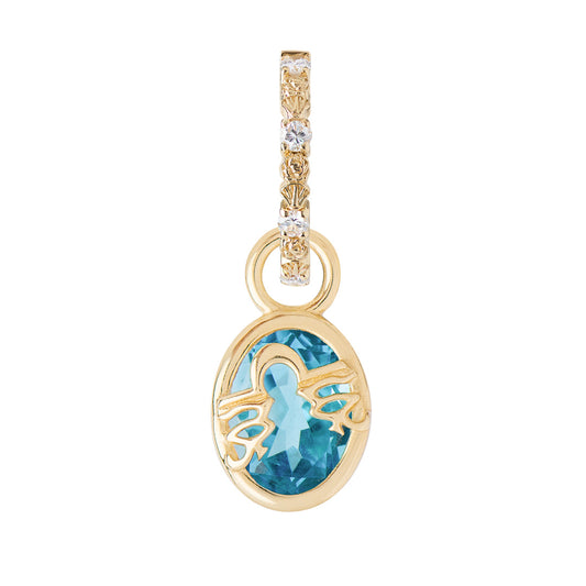 Libra Capsule Swiss Blue Topaz