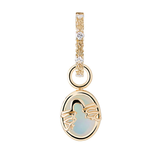 Libra Capsule White Opal