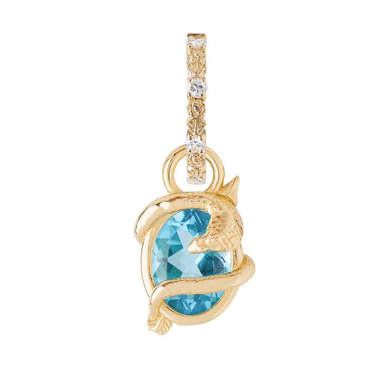 Sagittarius Capsule Swiss Blue Topaz