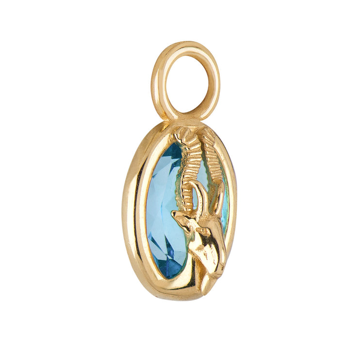 Capricorn Swiss Blue Topaz Capsule