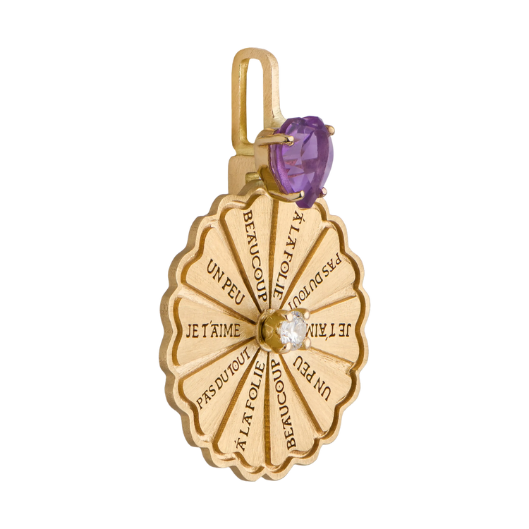 Marguerite Amethyst Classic Pendant