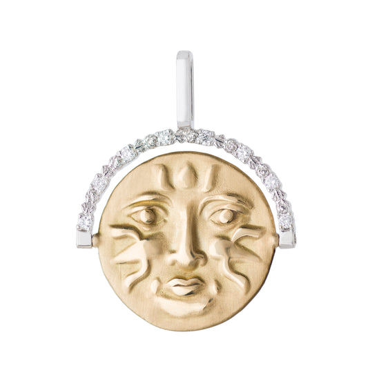 Sun/Moon Coin Pendant